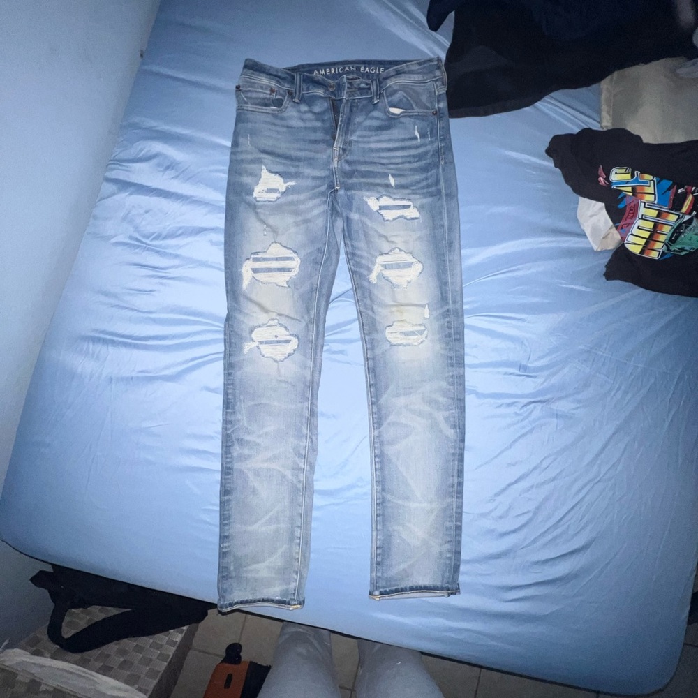 Washed jeans